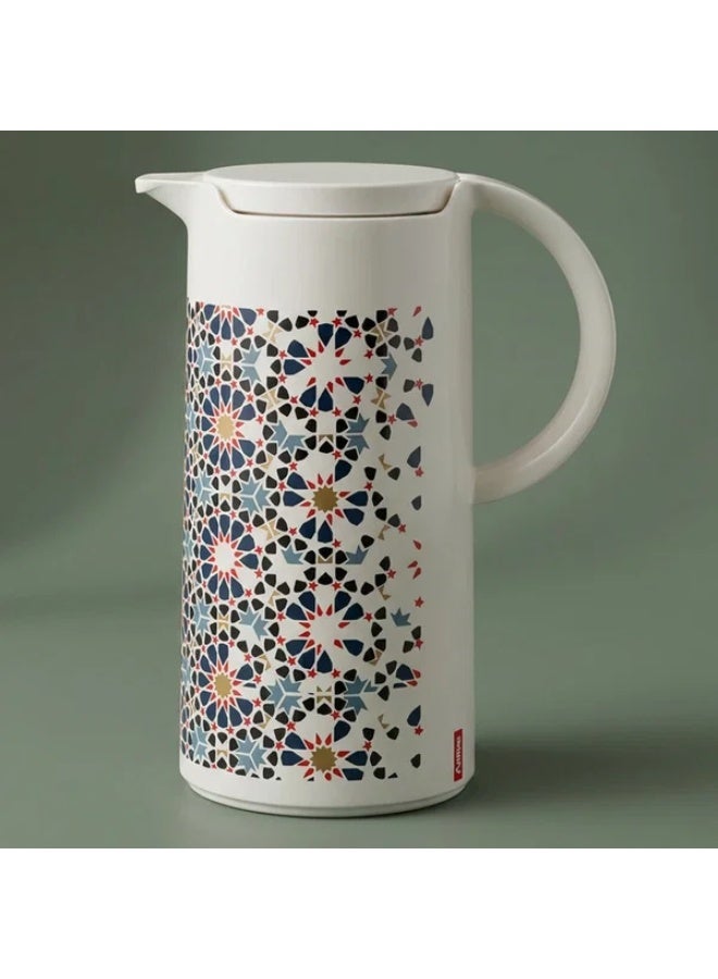 helios Thermos, 1 Liter, Glass Inner Container - Multicolor - Image 1