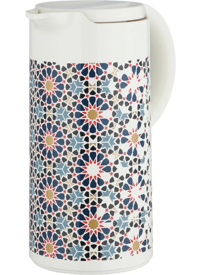 helios Thermos, 1 Liter, Glass Inner Container - Multicolor - Image 3