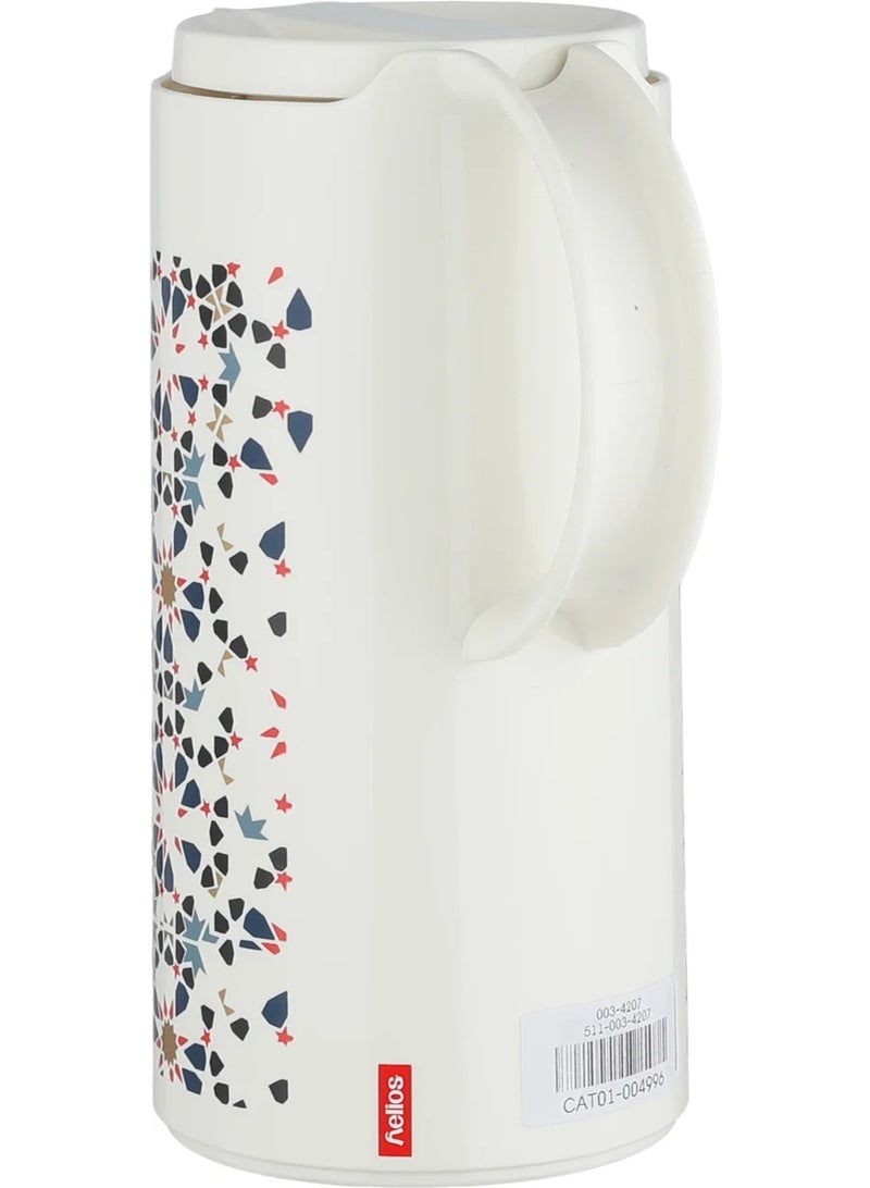 helios Thermos, 1 Liter, Glass Inner Container - Multicolor - Image 2