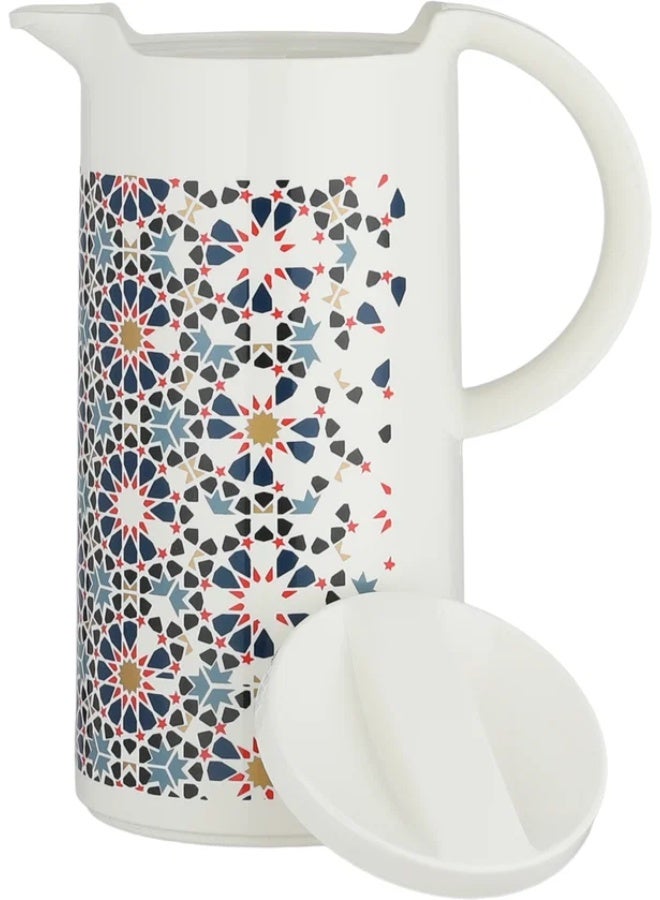 helios Thermos, 1 Liter, Glass Inner Container - Multicolor - Image 4