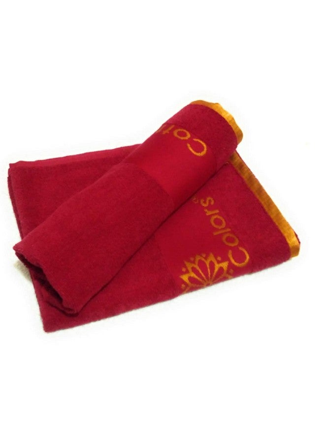 Cotton Colors Baby Bath Towel (Multicolor, Pack of 2) - Image 1