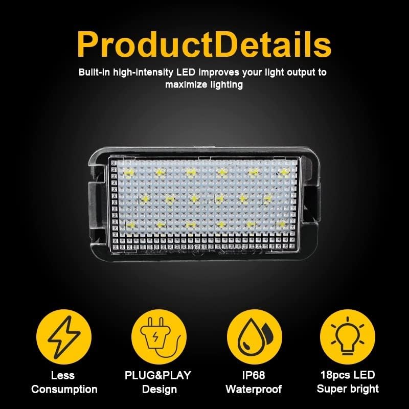 Vuzmode LED License Plate Lights for Seat Models - Image 4