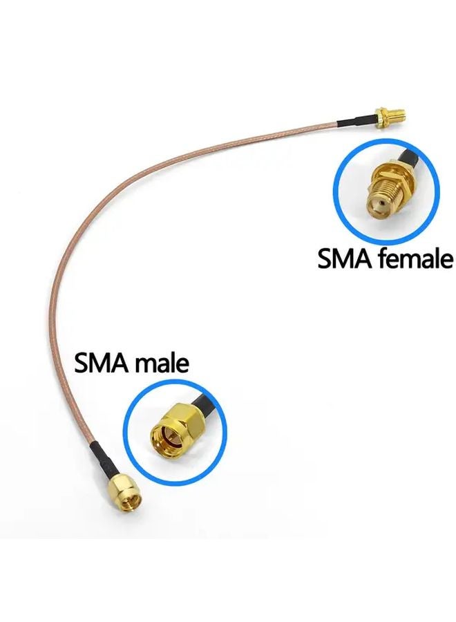 SMA Male To Female RF Coaxial Extension Cable 11.81inch For Antenna Router Drones - Image 1