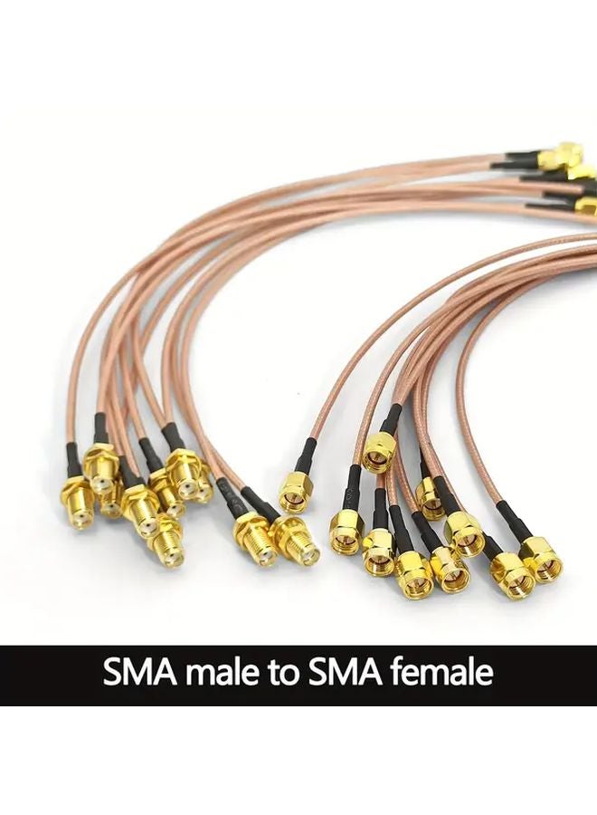 SMA Male To Female RF Coaxial Extension Cable 11.81inch For Antenna Router Drones - Image 2