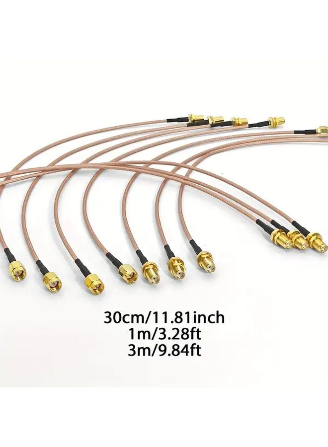 SMA Male To Female RF Coaxial Extension Cable 11.81inch For Antenna Router Drones - Image 3