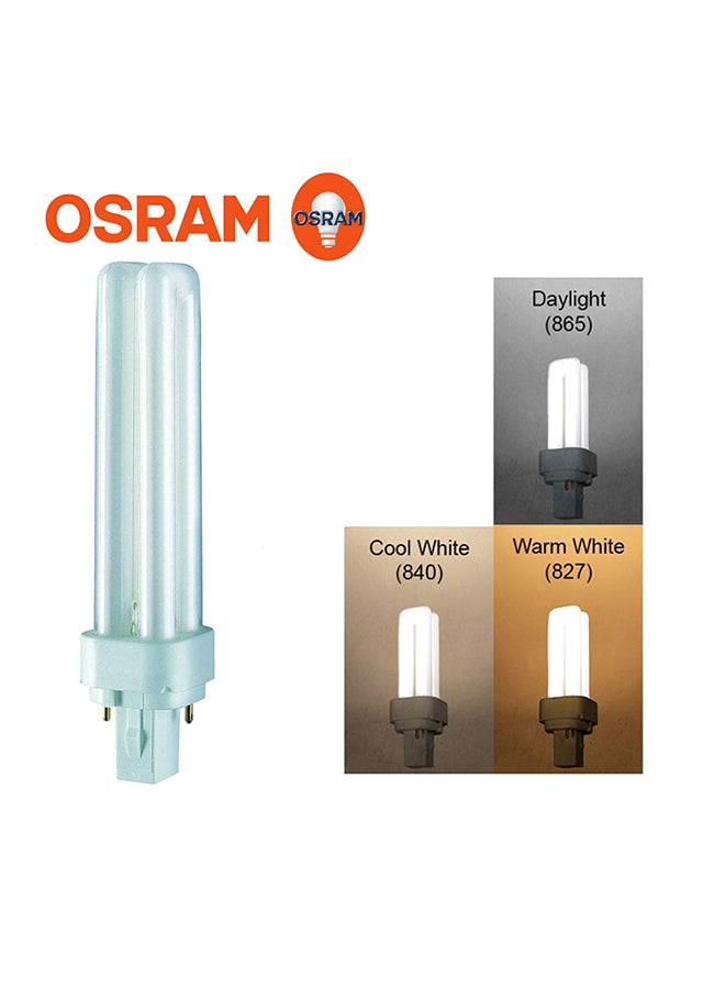 OSRAM 5-Piece Dulux D Durable Fluorescent Lamp Energy Saver 2 Pin 18 W Daylight CFL Bulb - Image 5