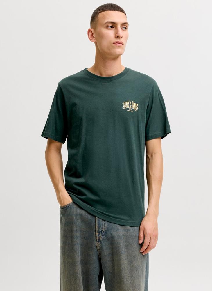 JACK & JONES Casual Regular Fit Crew Neck T-Shirt - Image 1