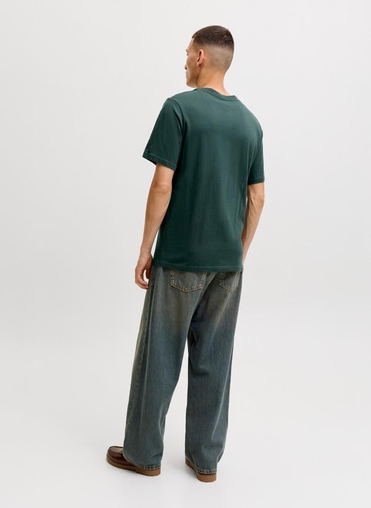 JACK & JONES Casual Regular Fit Crew Neck T-Shirt - Image 2