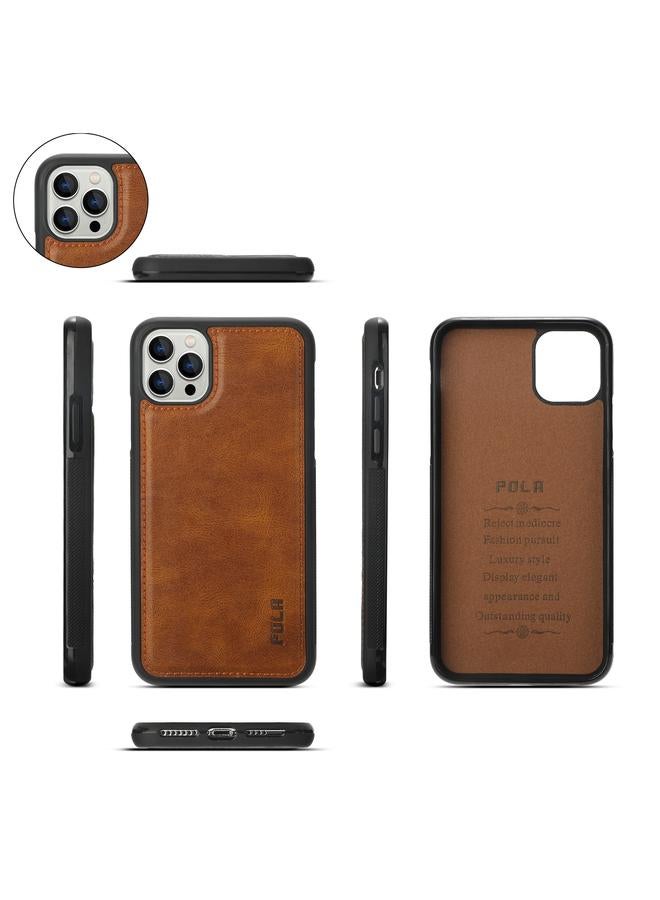 اس-توب جراب هاتف iPhone 11 Pro Crossbody متعدد الوظائف بسحاب ومحفظة جلدية - Image 3
