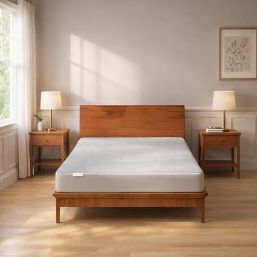 MY ARMOR Waterproof Terry Cotton Feel Mattress Protector for Single Bed 72"x36" | 6x3 feet, Colour - Grey - Image 2