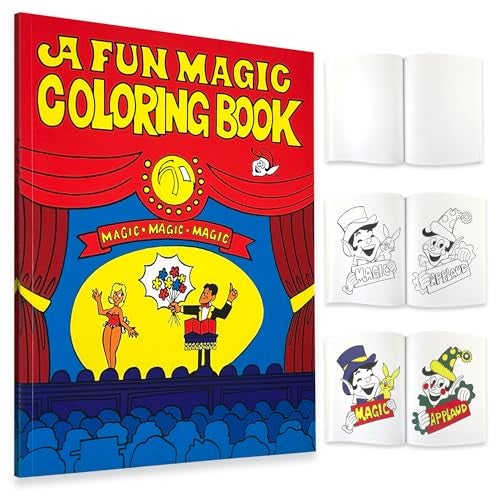 Royal Magic Coloring Book – Classic Magic Trick for Kids and Adults, Easy-to-Do Magic Tricks for Beginners, Fun Magic Book with Amazing Transformations, Great for Magic Tricks for Kids Age 6-8 - Image 1