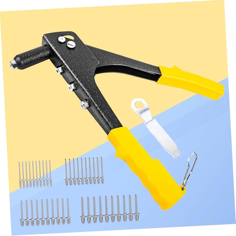 أداة برشام يدوية بمقبض واحد مع قبضة مضادة للانزلاق للمشاريع المنزلية ومشاريع افعلها بنفسك - Image 3