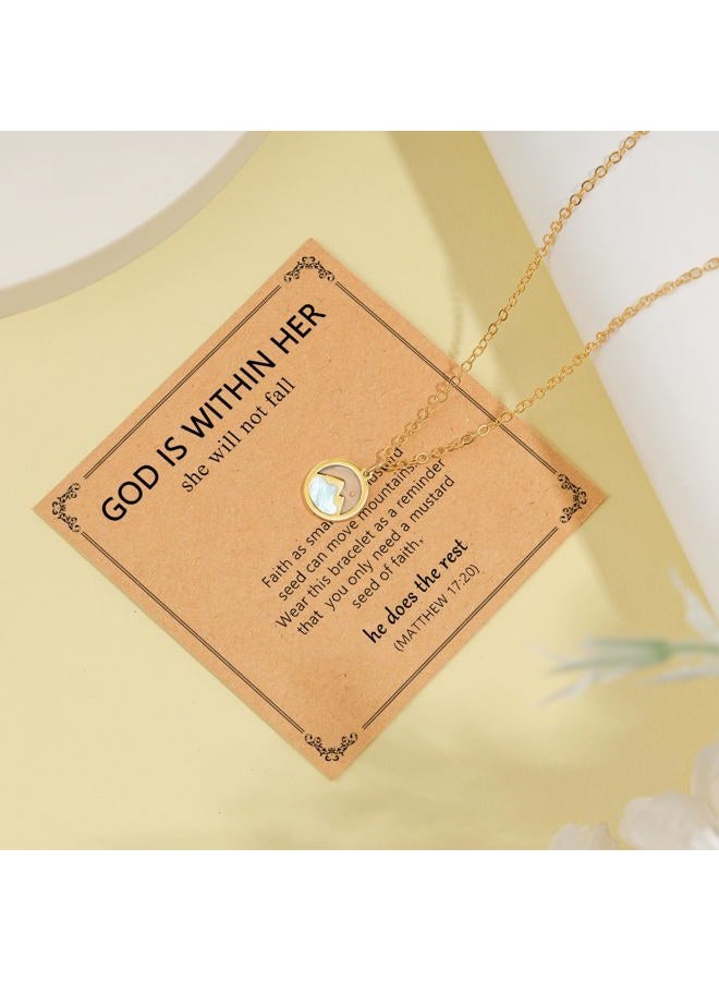CXLDTE Mustard Seed Necklace Jewelry for Women Girls, Gold, 45.72 cm, Stainless Steel, No Gemstone - Image 5