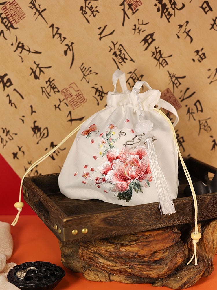 [ Ordering] Suzhou Embroidery Bag Embroidery Canvas Bag Antique Handbag Chinese Style Messenger Bag Mobile Phone Bag - Image 2