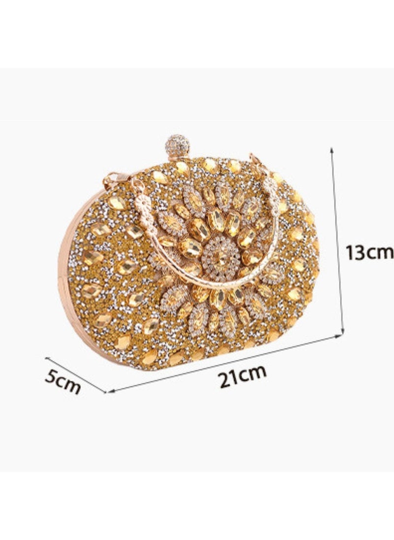Miluraining - Women Clutch Bag Evening Bag Purse with rhinestone diamond decoration decoration Small Crossbody Bag Handbag Shoulder Bag Satchel Bags Suitable for Party Prom Wedding - Image 1