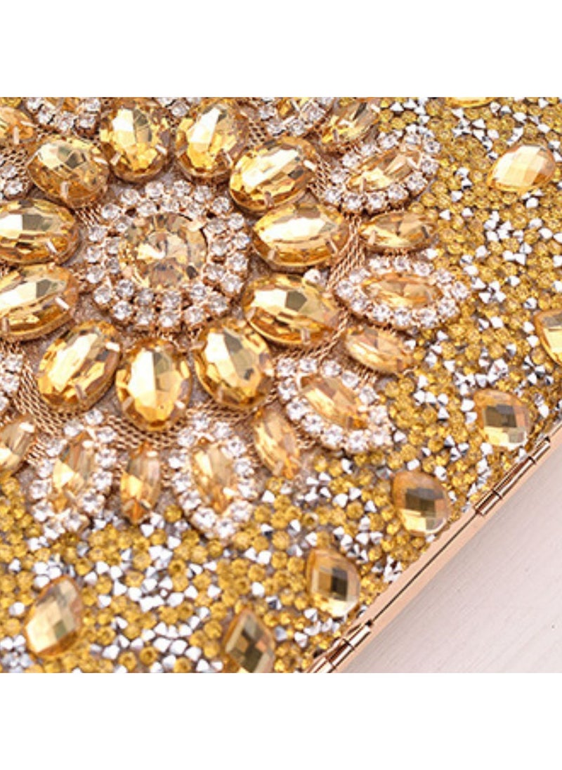 Miluraining - Women Clutch Bag Evening Bag Purse with rhinestone diamond decoration decoration Small Crossbody Bag Handbag Shoulder Bag Satchel Bags Suitable for Party Prom Wedding - Image 1