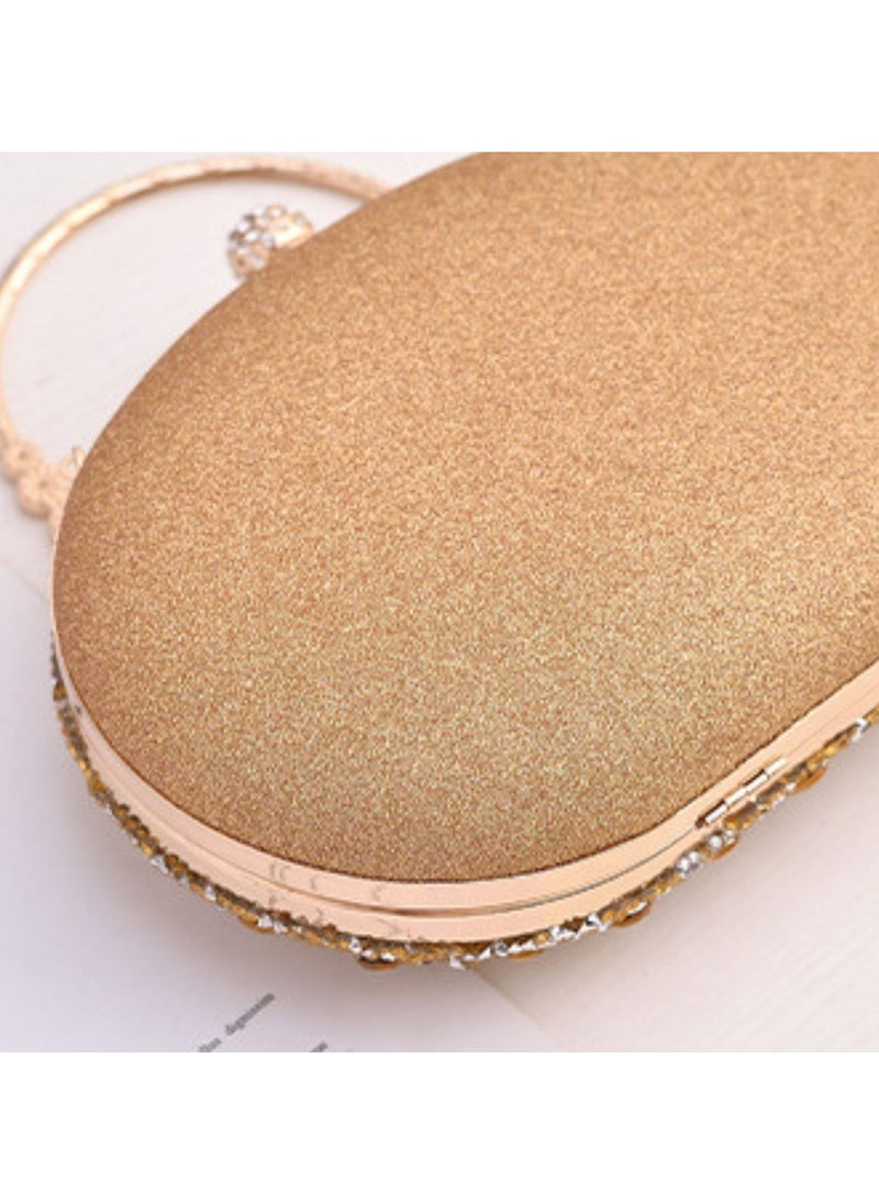 Miluraining - Women Clutch Bag Evening Bag Purse with rhinestone diamond decoration decoration Small Crossbody Bag Handbag Shoulder Bag Satchel Bags Suitable for Party Prom Wedding - Image 1