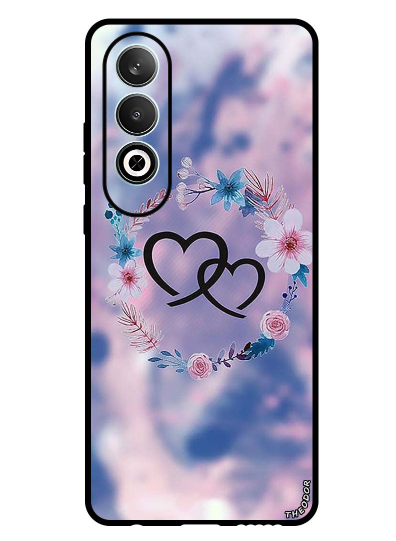 Theodor Protective Case Anti Scratch Shock Proof Bumper Cover For Oppo K12 Two HEarts - Image 1