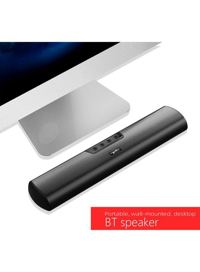 HXSJ Q3 Wireless Soundbar With Mic Q3 Black - Image 5