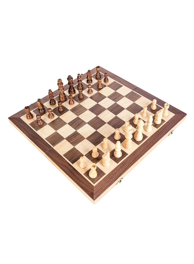 International Interior Storage Foldable Chess Board With Pieces - Image 1