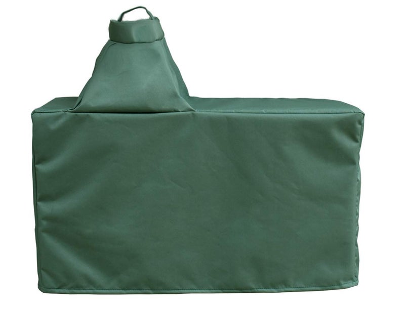 Mini Lustrous Cover for Large Ceramic Eggtype Kamado Waterproof Fabric 60Lx27Wx31H Green
