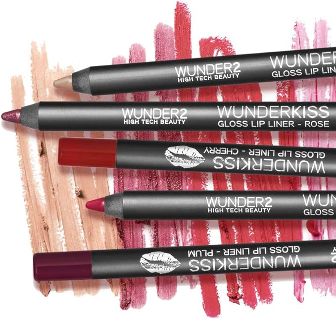 WUNDERBROW LIPS Makeup Gloss Lip Liner Pencil Pink Long Lasting Glossy Berry 1 count - Image 5