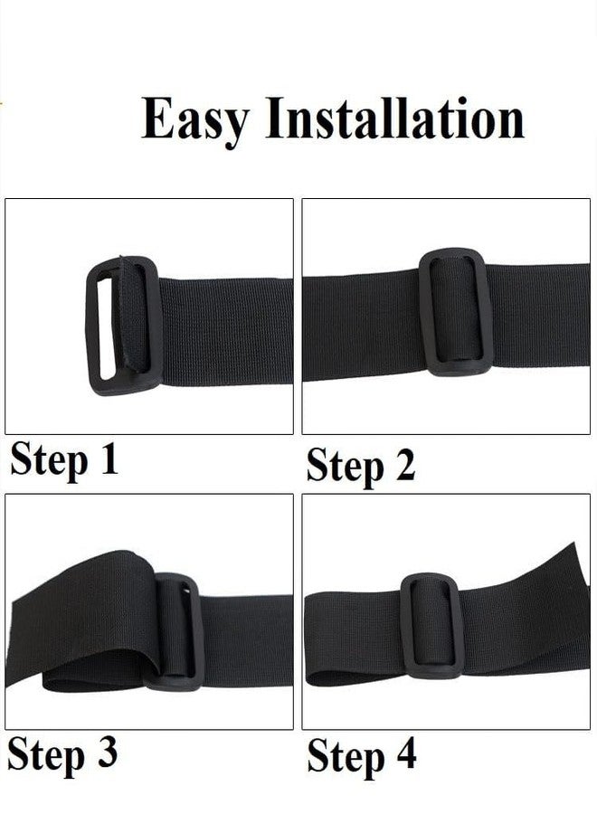 BASRI Baby Safety Belt, 1.5 Inch x 140 cm Long, Nylon and Quick Released Adjustable Buckle, Grey and Black (1 Pack, Grey) - Image 5