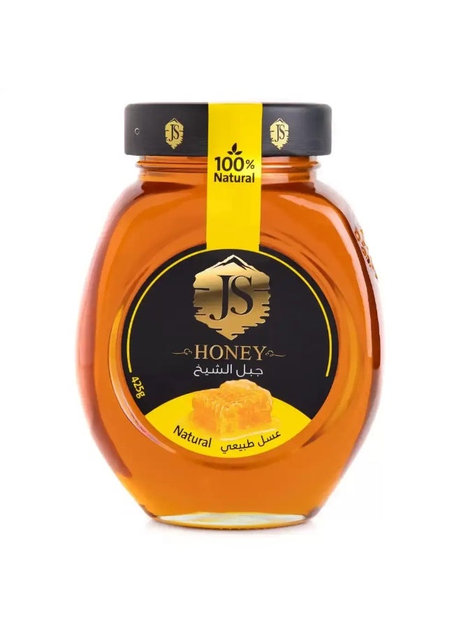 JS JS 100 percent Natural Honey- 424gms 