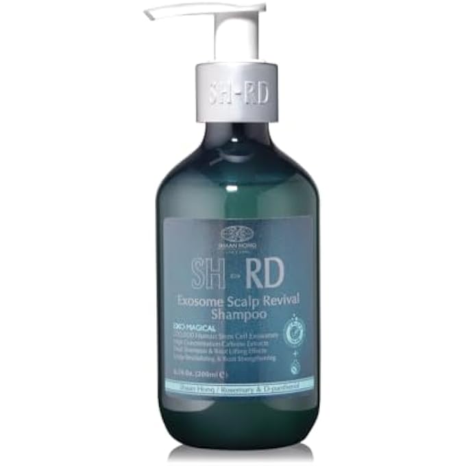 SH-RD Exosome Scalp Revival Shampoo for Dry, Itchy Scalp | Volumizing Cleanse with Exosome Technology & High-Concentration Caffeine | Lightweight Scalp Care for Fuller-Looking Hair - 6.76oz/200ml