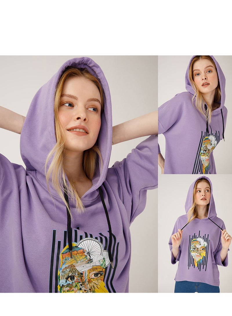 بيج ديزاين هودي نسائي Biggdesign Nature - Image 3