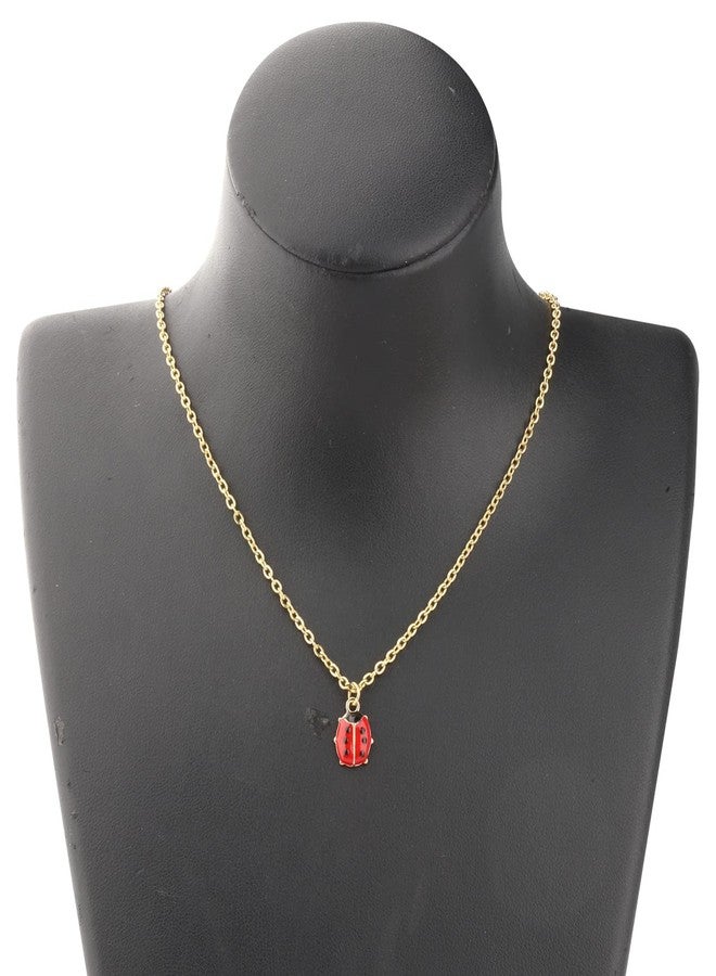 لوجيب بيردجوت قلادة الدعسوقة من Lywjyb Birdgot، هدية دعسوقة لطيفة، قلادة دعسوقة لجلب الحظ للنساء (دعسوقة ذهبية جديدة) - Image 4