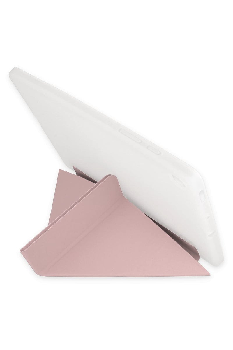 ROBEVE iPad 10th Generation 2022 10.9 Inch Compatible Tablet Case with Foldable Pencil Holder Tablet Case with Holder Origami Tablet Cover with Sleep Mode (Powder Pink) - Image 5
