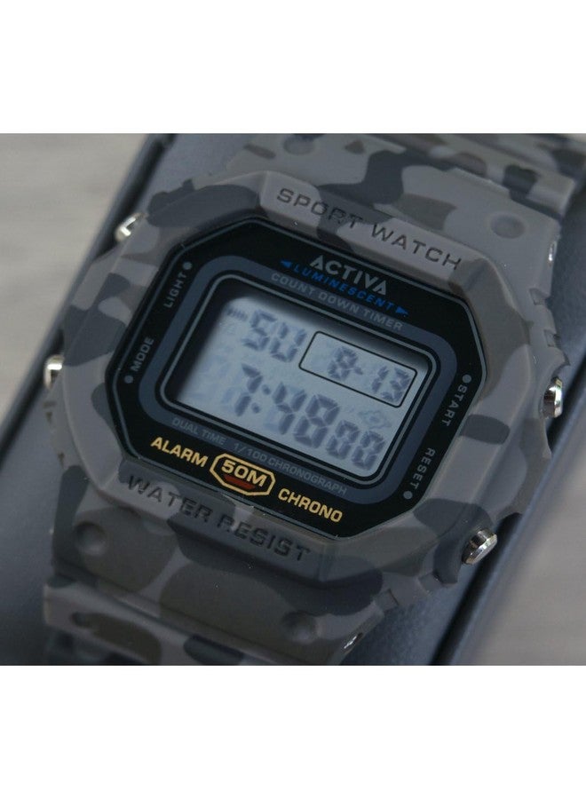 Invicta Digital Essentials Digital Watch Gray Camouflage - Image 4
