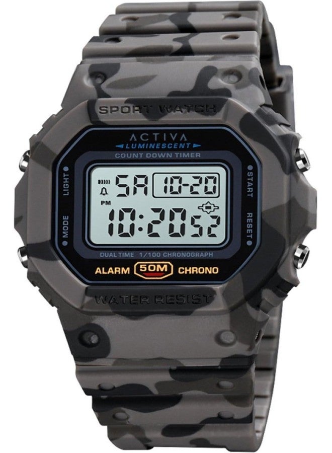Invicta Digital Essentials Digital Watch Gray Camouflage - Image 1