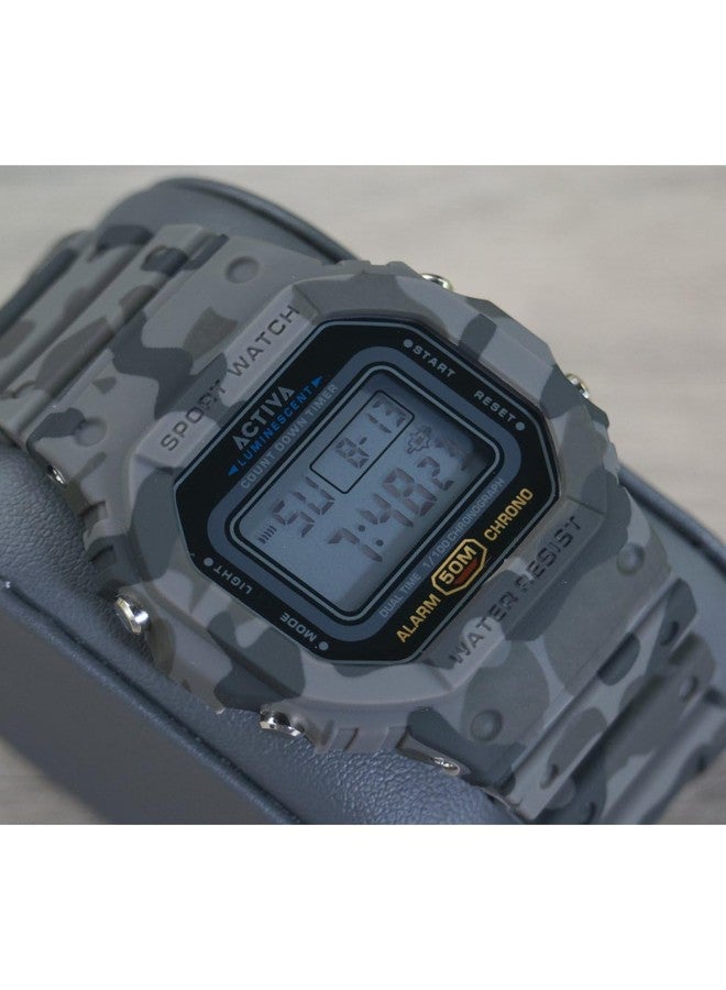 Invicta Digital Essentials Digital Watch Gray Camouflage - Image 2