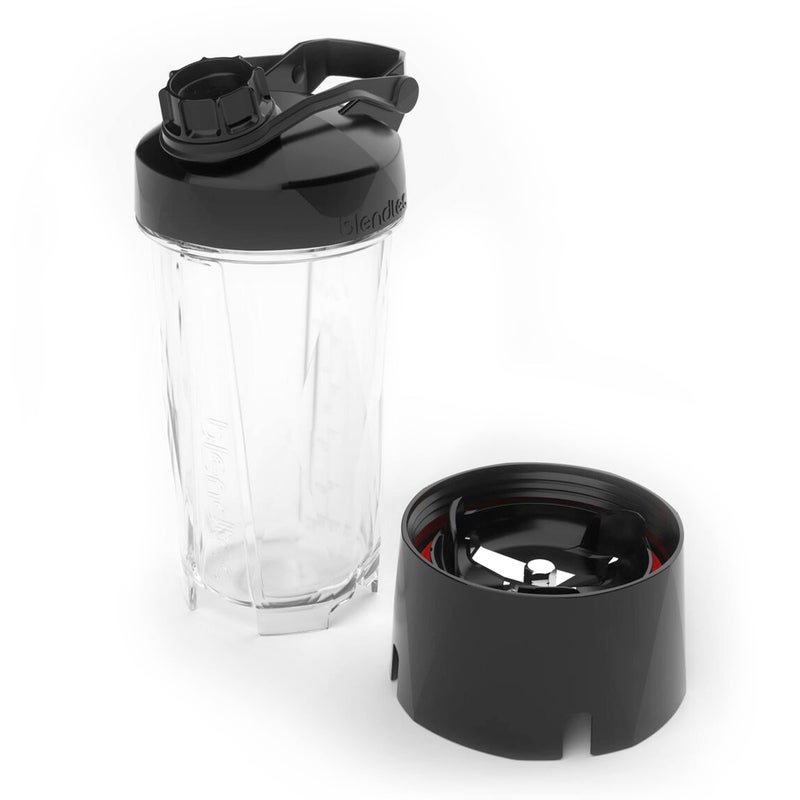 Blendtec GO (30 oz) Bottle, Reusable Single Serve Blender Cup, Includes Travel Lid, BPA-Free Jar, Clear - Image 1
