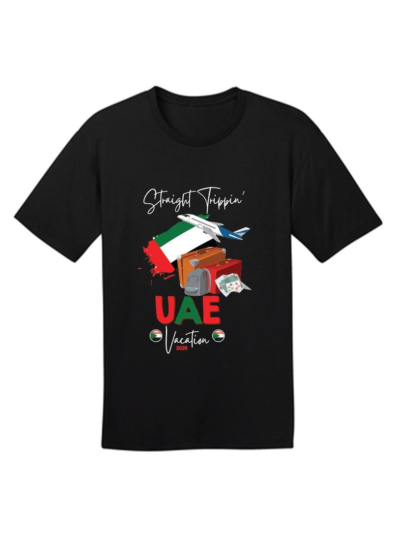 UAE Printed Vacation T-Shirts for Men - Capture Your Arabian Adventure - Image 3