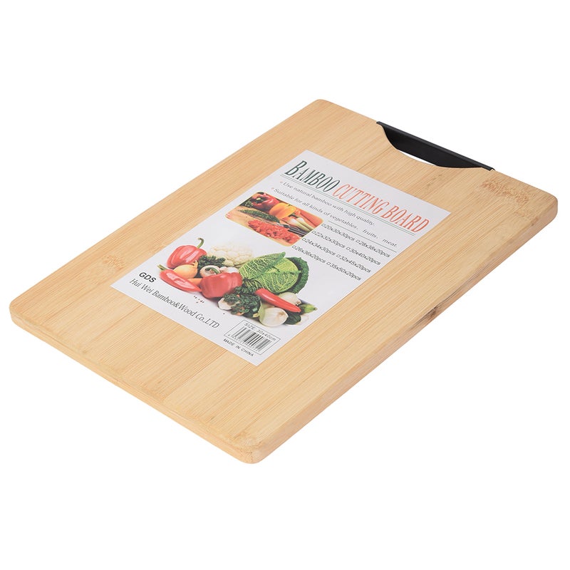Bamboo Cutting Board, Smooth, Small - Image 1