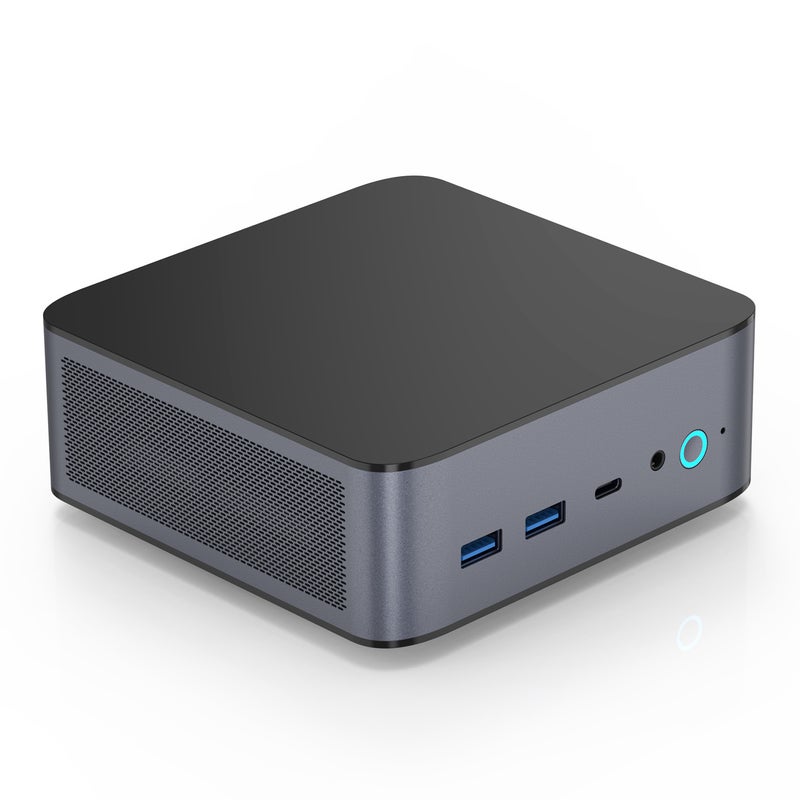 H90 Mini Host Core i7-11390H High Performance Gaming Office Host Support Triple Display Thunderbolt DP Mini Host Computer Black - Image 1