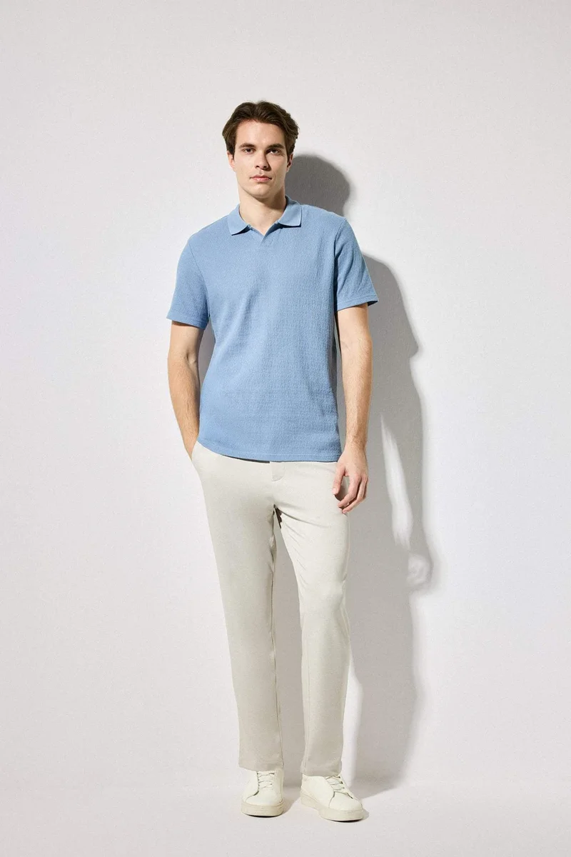 ديفاكتو Regular Fit Short Sleeve Polo T-Shirt