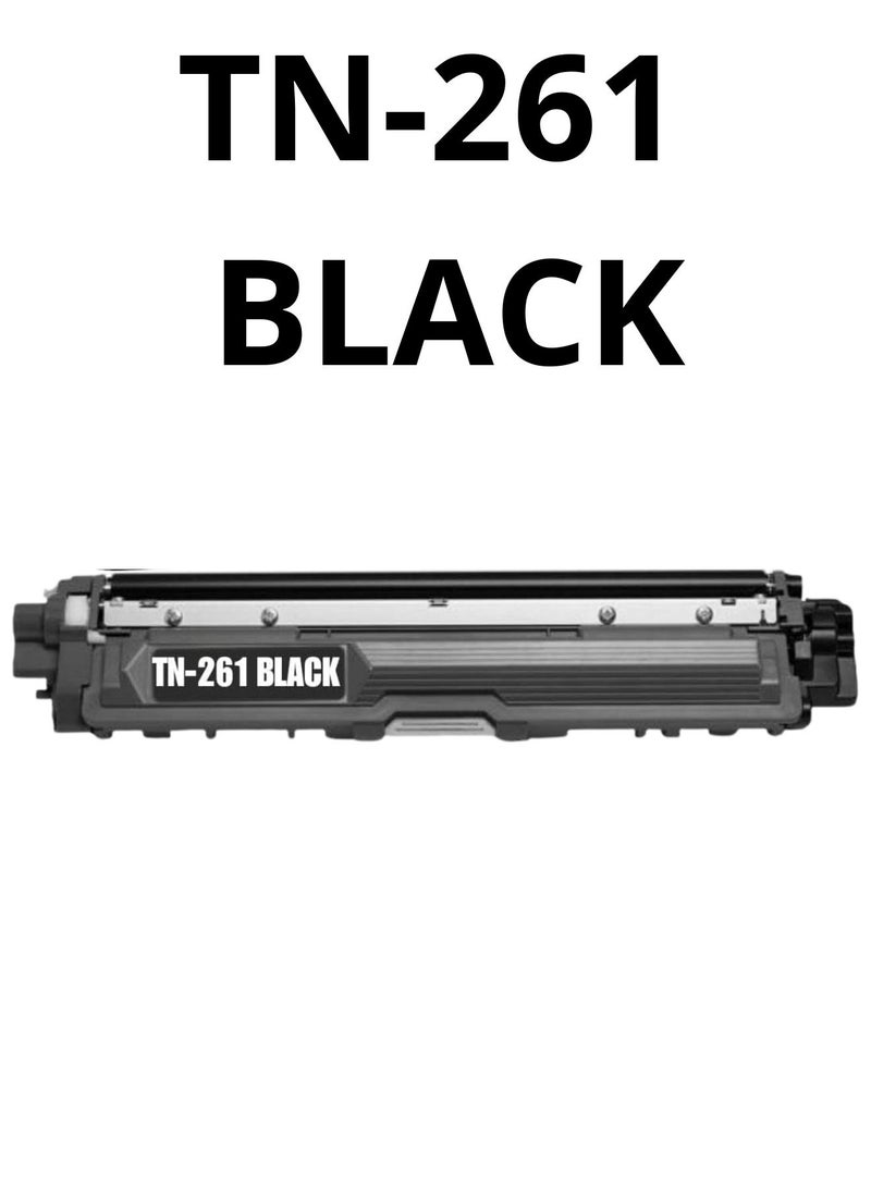 أف كيو خرطوشة حبر ليزر TN261 أسود – متوافقة مع طابعات Brother HL-3140CW HL-3150 HL-3170CDW MFC-9130CW MFC-9140 MFC-9330CDW MFC-9340CDW DCP-9020CDN – حبر TN261 Black - Image 1