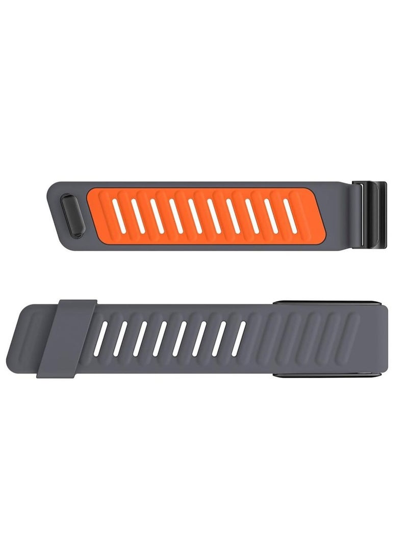 TEMPO Comfort Durable Silicone Wristband Compatible with WHOOP 4.0 Band, Soft Silicone Sports Loop Strap for Men & Women, with U Shaped Connector  - Image 1