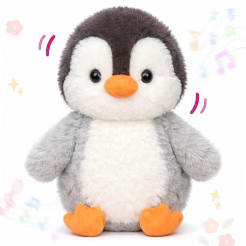 Easfan Penguin Talking Singing Stuffed Animal with Swaying Flapping Wings Interactive Plush Toy Funny Toy for Kids Toddlers Christmas Der Gifts9 - Image 1