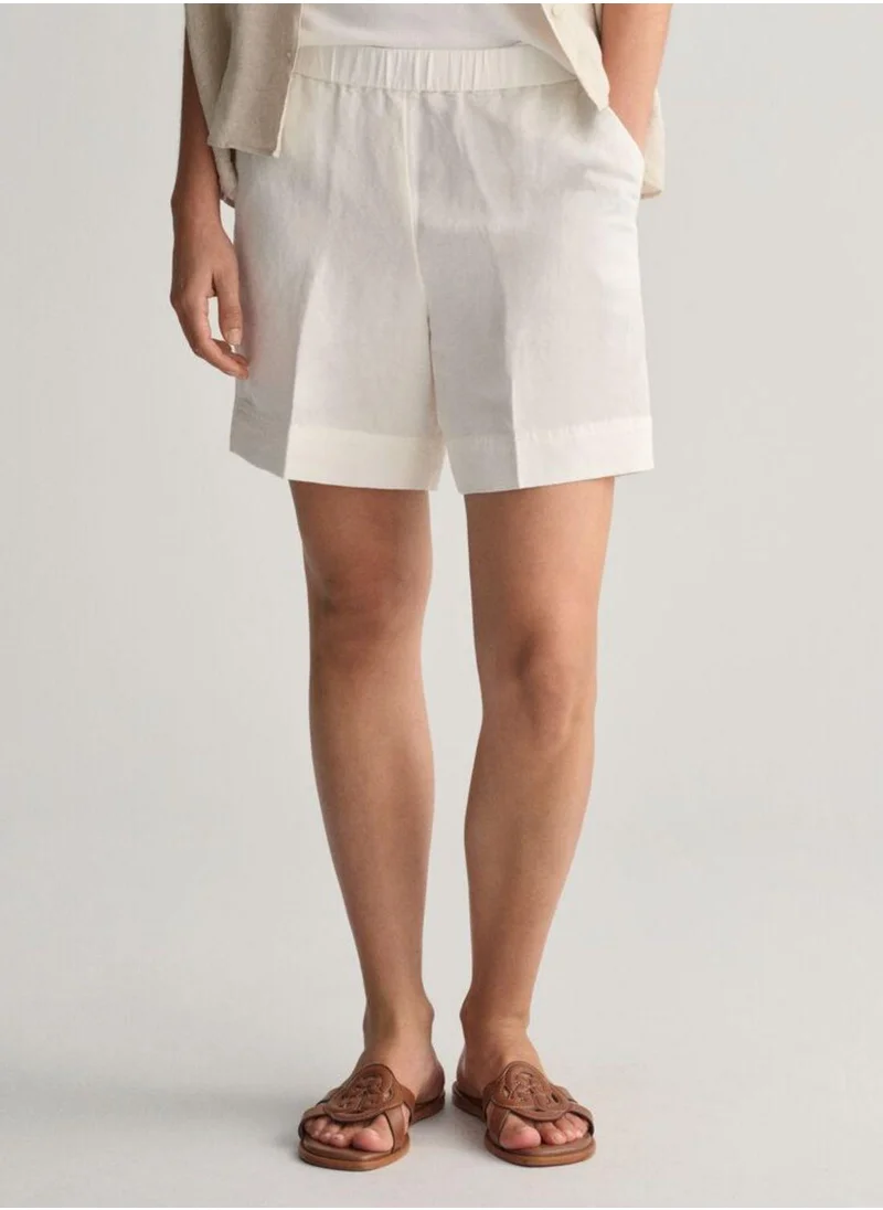 GANT Gant Relaxed Fit Linen Blend Pull-On Shorts