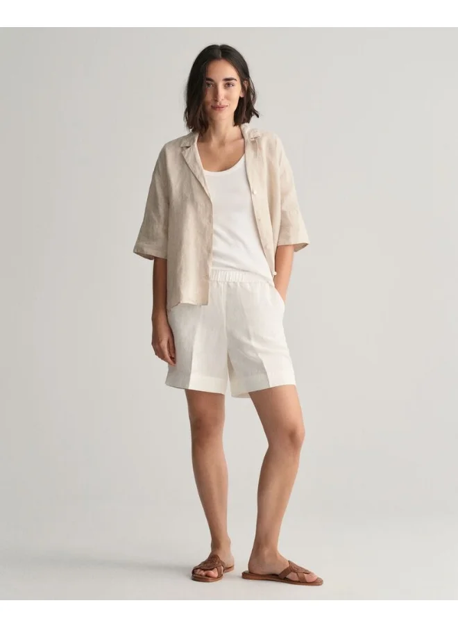 GANT Gant Relaxed Fit Linen Blend Pull-On Shorts