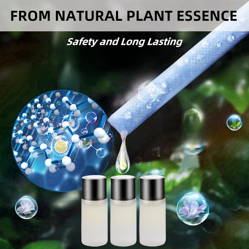 StandSky Car Air Freshener Refill, 3 pcs Long Lasting Ocean Scent, Blue Liquid, Compatible with Most Car Diffusers - Image 2