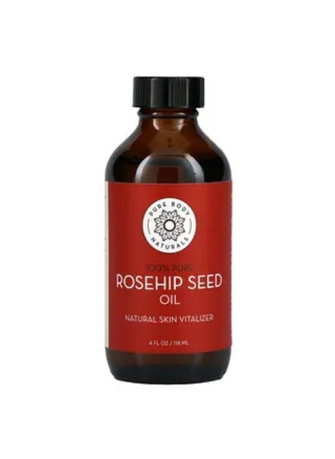 PURE BODY NATURALS Pure Body Naturals Rosehip Seed Oil 4 fl oz 120 ml 