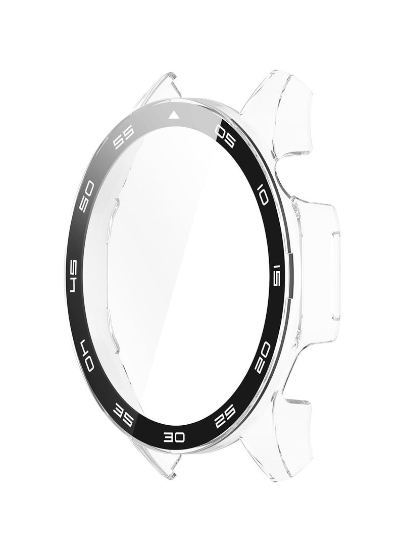 Protective Case for HUAWEI WATCH GT 4 46mm All-around Anti Scratch Shockproof Hard PC Full Cover Tempered Glass Case Compatible with Huawei Watch GT4 46mm,Clear  - Image 5