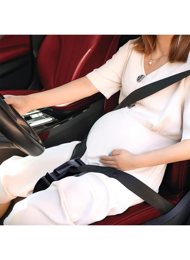 FALAHOM Pregnancy Seat Belt Adjuster | Bump Protection Seat Belt for Pregnant Women, Maternity Safety Seatbelt for Car, Comfortable Pregnancy Safety Belt for Driving, Seatbelt for Expecting Mothers - Image 2