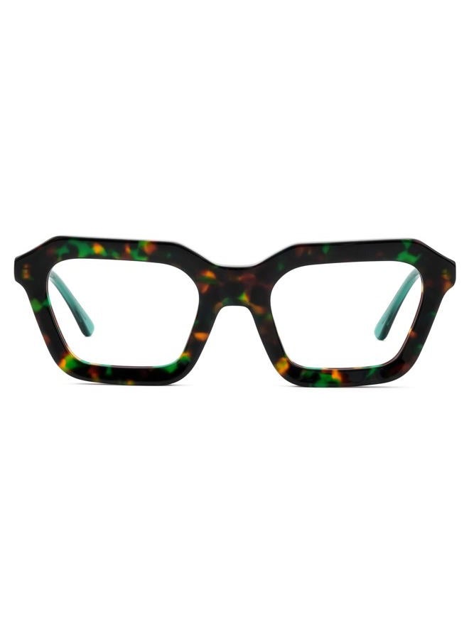 Zeelool Vintage Rectangle Eyeglasses Frame for Women Men with Non-prescription Clear Lens ZJGA132186-03 Tortoise - Image 1